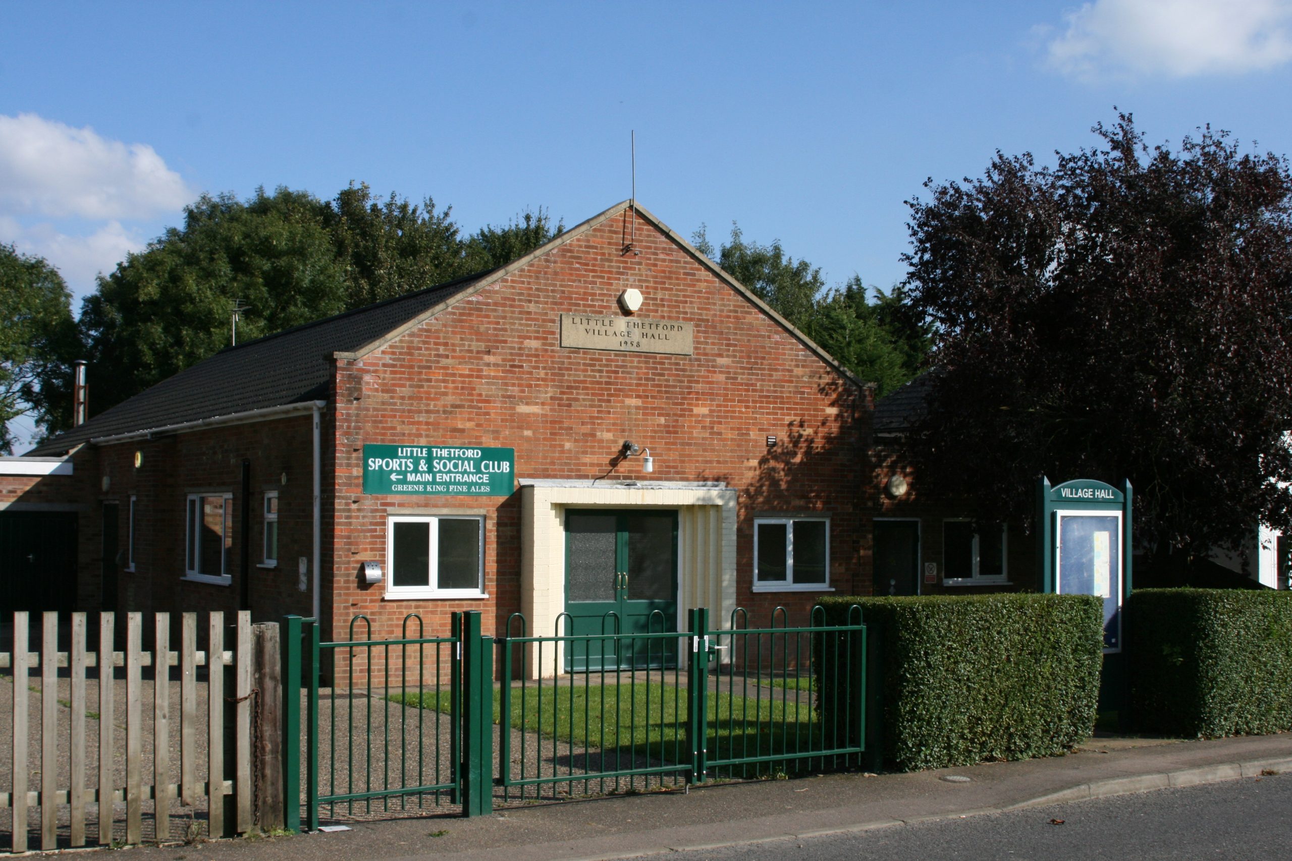 Little Thetford Village Hall Celebrates Hallmark Success